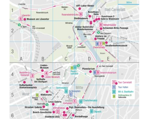 Stadtplan Tour Cannstatt